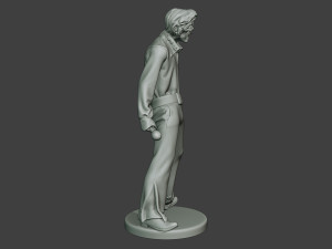 elvis presley zombie epz1 0001 Modèles 3D en vedette