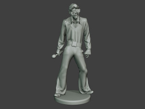 elvis presley zombie epz1 0001 Modèles 3D en vedette