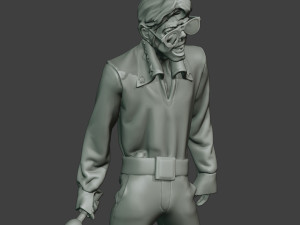 elvis presley zombie epz1 0001 Modèles 3D en vedette