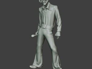 elvis presley zombie epz1 0001 Modèles 3D en vedette