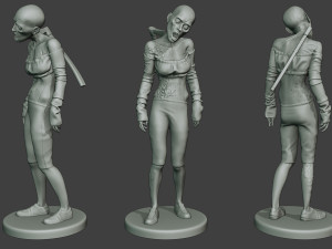 casual zombie cz pack1 Model Cetak 3D