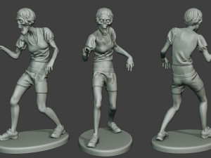 casual zombie cz pack1 Model Cetak 3D