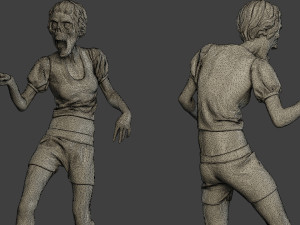 casual zombie cz pack1 Model Cetak 3D