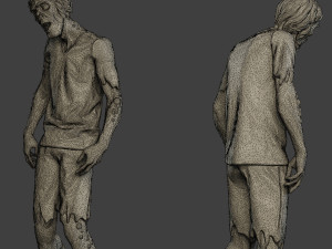 casual zombie cz pack1 Model Cetak 3D