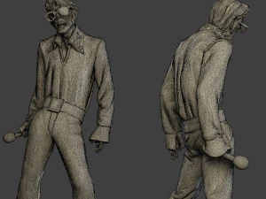 casual zombie cz pack1 3D Print Model