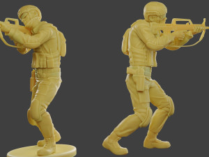 china actual special forces pap 0008 3D Baskı Modeli
