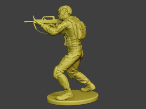 china actual special forces pap 0008 3D Baskı Modeli