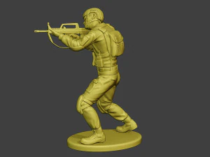 pap 0008 delle forze speciali cinesi reali Modello di stampa 3D