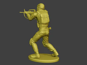 pap 0008 delle forze speciali cinesi reali Modello di stampa 3D