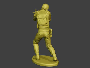 pap 0008 delle forze speciali cinesi reali Modello di stampa 3D