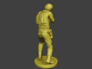 pap 0008 delle forze speciali cinesi reali Modello di stampa 3D