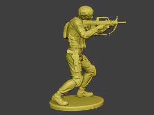 pap 0008 delle forze speciali cinesi reali Modello di stampa 3D