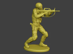 pap 0008 delle forze speciali cinesi reali Modello di stampa 3D