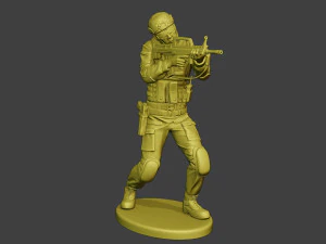 pap 0008 delle forze speciali cinesi reali Modello di stampa 3D