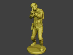 pap 0008 delle forze speciali cinesi reali Modello di stampa 3D