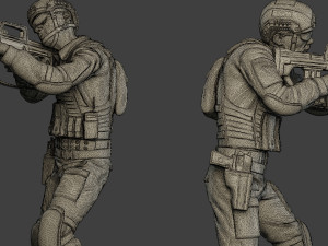 china actual special forces pap 0008 3D Baskı Modeli