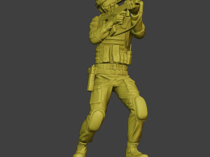 china actual special forces pap 0008 3D Baskı Modeli
