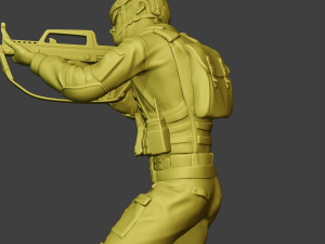 china actual special forces pap 0008 3D Baskı Modeli