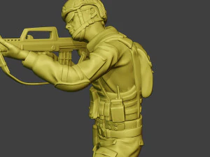 pap 0008 delle forze speciali cinesi reali Modello di stampa 3D