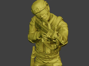 pap 0008 delle forze speciali cinesi reali Modello di stampa 3D