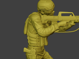 china actual special forces pap 0008 3D Baskı Modeli