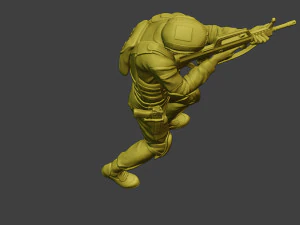 pap 0008 delle forze speciali cinesi reali Modello di stampa 3D