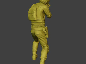 pap 0008 delle forze speciali cinesi reali Modello di stampa 3D