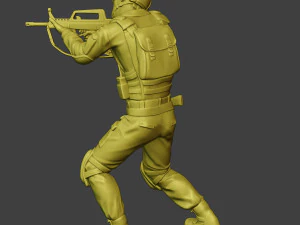 pap 0008 delle forze speciali cinesi reali Modello di stampa 3D