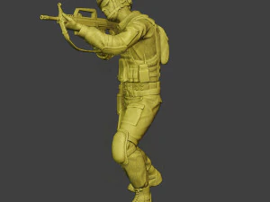 pap 0008 delle forze speciali cinesi reali Modello di stampa 3D