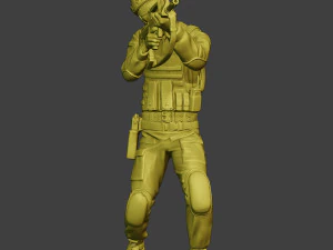 pap 0008 delle forze speciali cinesi reali Modello di stampa 3D