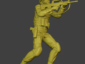 pap 0008 delle forze speciali cinesi reali Modello di stampa 3D