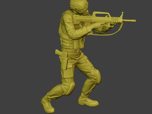 pap 0008 delle forze speciali cinesi reali Modello di stampa 3D