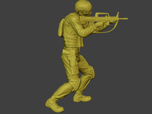 china actual special forces pap 0008 3D Baskı Modeli
