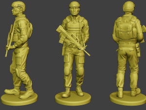 china actual special forces pap 0001 3D Print Model