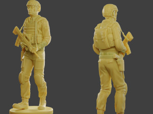 china actual special forces pap 0001 3D Baskı Modeli