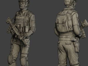 china actual special forces pap 0001 3D Baskı Modeli