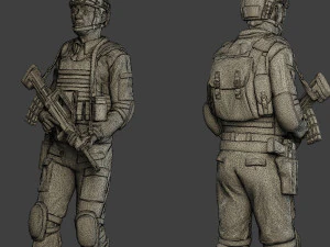 china actual special forces pap 0001 3D Print Model
