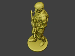 china actual special forces pap 0001 3D Print Model