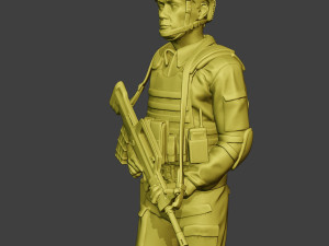 china actual special forces pap 0001 3D Baskı Modeli
