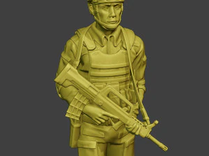 china actual special forces pap 0001 3D Print Model