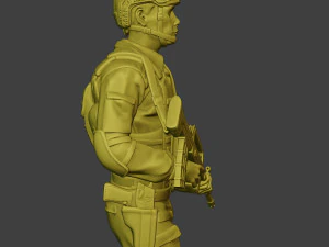 china actual special forces pap 0001 3D Print Model