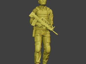 china actual special forces pap 0001 3D Print Model
