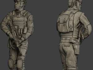 china actual special forces pap 0002 Modèles 3D en vedette