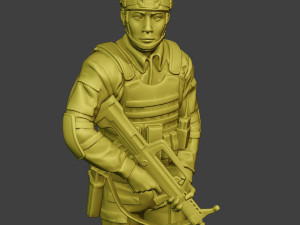 china actual special forces pap 0002 Modèles 3D en vedette