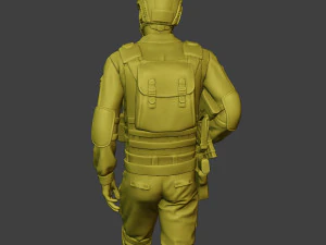 china actual special forces pap 0004 3D Print Model