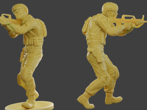 china actual special forces pap 0005 3D-Druckmodell