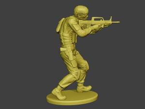 china actual special forces pap 0005 3D-Druckmodell