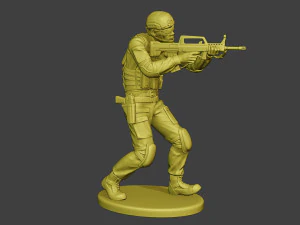 china actual special forces pap 0005 3D Print Model