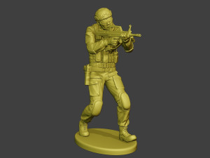 china actual special forces pap 0005 3D-Druckmodell