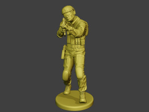 china actual special forces pap 0005 3D-Druckmodell